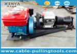 Tower Erection Tools 1 Ton Wire Rope Cable Pulling Winch Portable Diesel Hoist