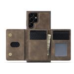 NO Private Mold PU Leather Magnetic Card Pocket Case for Samsung Galaxy S22 S23