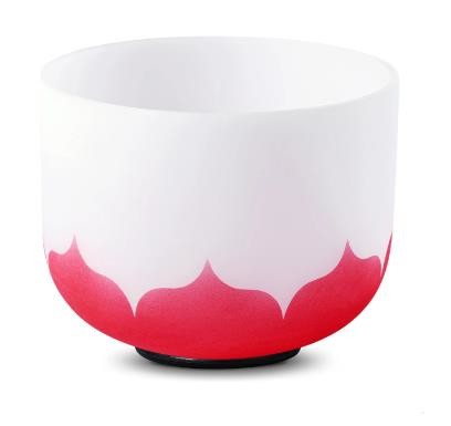Direct Manufacturer Frosted Lotus Chakra Crystal Singing Bowl all kinds of size and chakra note