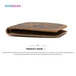 High Qualtiy Minibook Crocodile Embossed Men's Leather Wallet