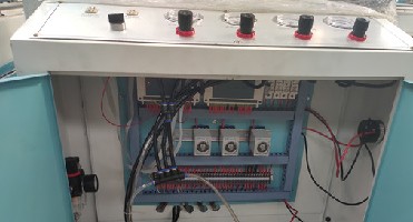 Double Heads Welding UPVC Window Machine , Plastic Window Welder Machine