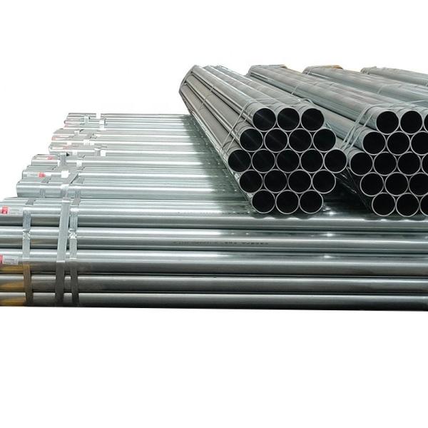Construction Pipe Hot Dipped Zinc Coating Steel Round GI Steel Tube for