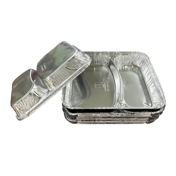 Disposable Foil Tray for Catering Food Packaging Environmental Friendly Custom