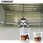 Paint Flakes Epoxy Resin Floor Coating For Garage Basement Concrete