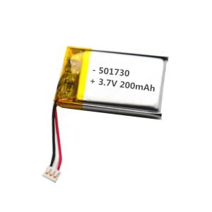 Wholesale Small 3.7 Volt 501730 200mah Li Polymer Battery For Electronic Toy from china suppliers