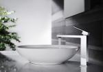 Single handle Wash basin Faucet tall body chrome bathroom faucet