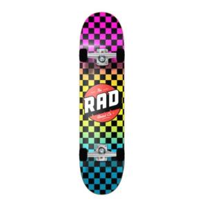 Wholesale YOBANG OEM RAD Wheels Checker 2 Neon Fade Complete Skateboard - 7.75&quot; x 31.25&quot; from china suppliers