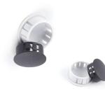 25mm SKT30 PE Plastic Locking Hole Plugs Black Color 200 pcs/bag