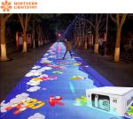 Amusement Park 3D Holographic Laser Floor Projector