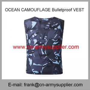 China Wholesale Cheap China Aramid Ud PE Ocean Camouflage Bulletproof Vest on sale
