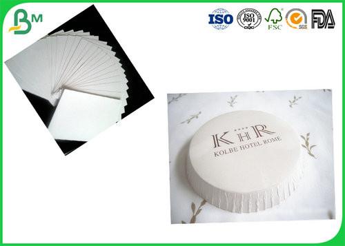 SGS Certification 350g White Uncoated Woodfree Paper / Absorbent Cardboard Paper