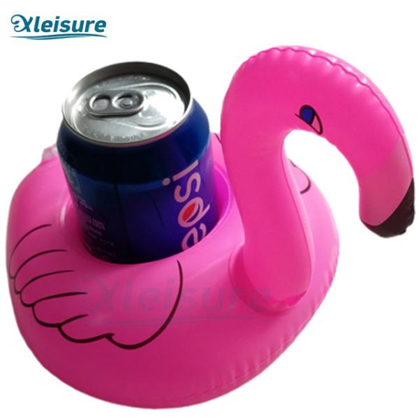 plastic portable pink flamingo pool floating custom inflatable glass holder