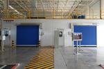Galvanized Steel CE / ISO9001 2008 High Speed Roll Up Door Single-Three Phrase