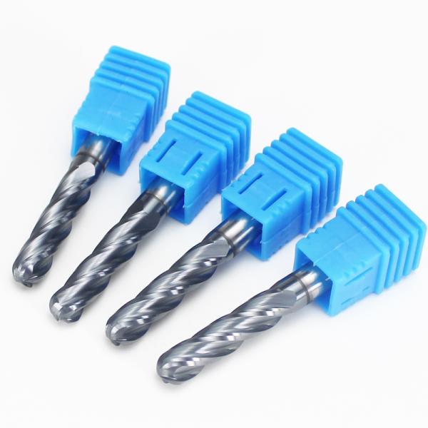 4F Ball Nose End Milling Cutter Diamond CNC Router Bit Tungsten Steel Milling Cutters Coating Options Altin Tin ODM
