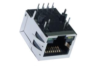Wholesale HY911130CE Single Port Gigabit Rj45 Jack Shield With LEDs LPJG4806EBNL from china suppliers