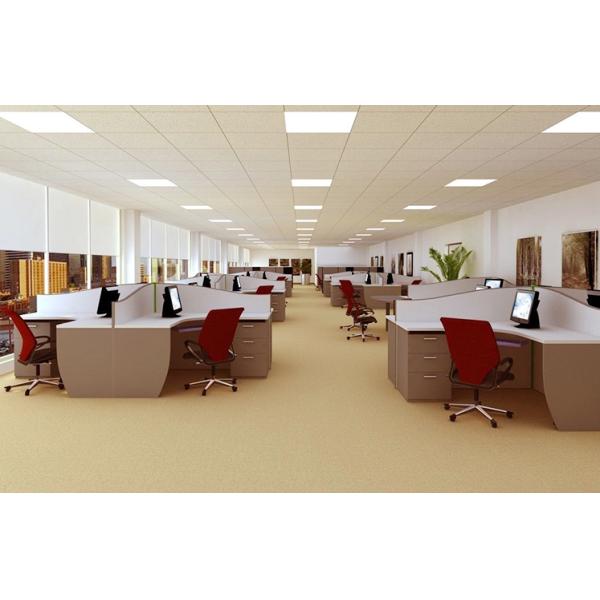 Square Aluminum Backlit LED Panel Light 48W High Temperature Resistance