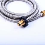 Customized Logo Availabled Stainless Braided Propane Hose Adapter for Welding