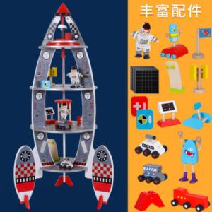 Wholesale 84CM Wooden Lifelike Practice Hands On Ability Baby Puzzle Toy from china suppliers