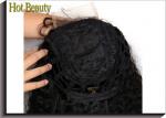 Machine Weft Lace Front Wig Virgin Hair Kinky Curly For Women 12" - 28"