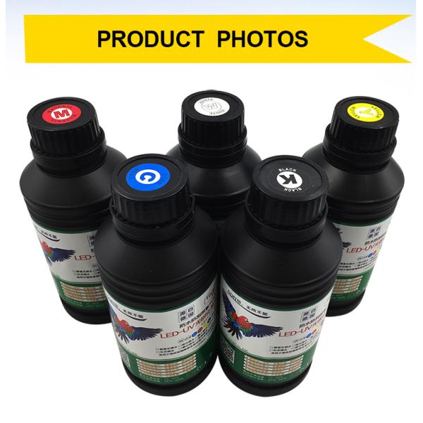 Strong Adhesion EPSON UV Ink Low Smell Uv Dye Ink 500ML/Bottle For Epson Printing