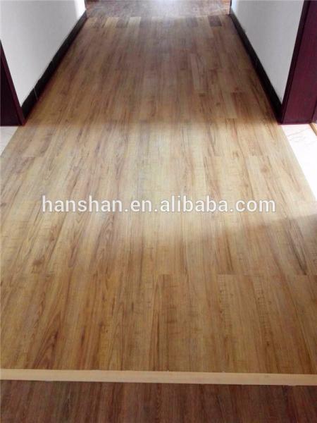Hanshan waterproof 5.5mm - 8mm Vinyl plastic indoor WPC flooring