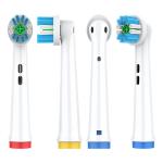 Teeth Whitening Electric Toothbrush Heads For T Series With Optimal Plaque