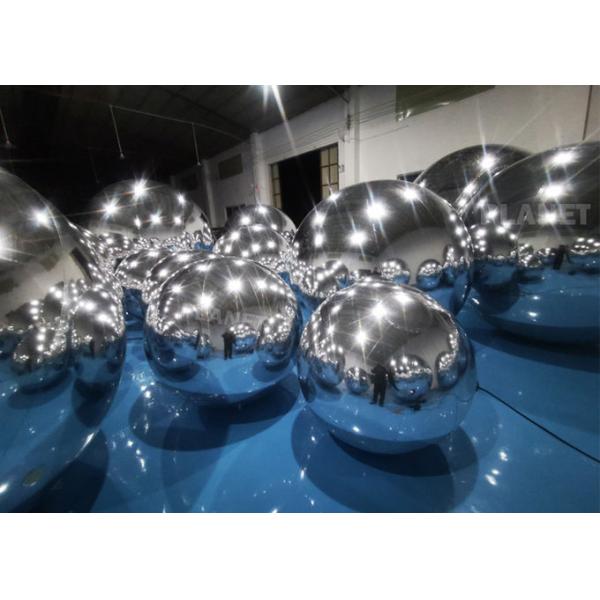 0.6m, 0.8m, 1.0m, 1.2m, 1.5m, 1.8m, 2.0m Floating Reflective Inflatable Mirror Balloon For Advertising
