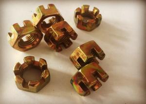 Wholesale Electroplated M14 Fine Thread Hex Nuts , Slotted Hex Nut Chinese Standard from china suppliers