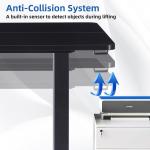 710mm Height Nordic Luxury Desk with Single Motor Height Adjustment 100V/Hz