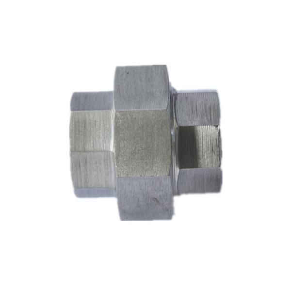 Pipe Ss304 Threaded Union Fitting Female Connector Stainless Steel Hexagon 1