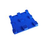 Single Side 1200x1000 Euro Plastic Pallet 4 Way Entry Blue Custom
