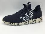 Custom Casual Non Slip Athletic Shoes Black Womens Breathable Tennis Shoes