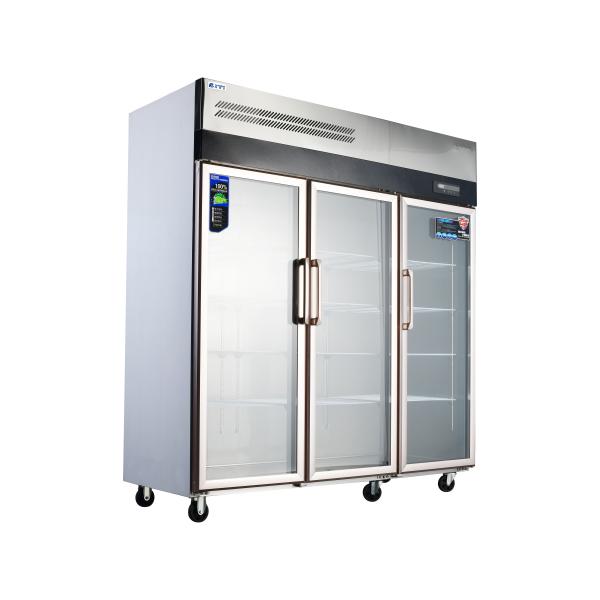 110V/60HZ 4 Doors Heavy Duty Refrigerated Cabinets Upright Refrigerator Fridge Freezer