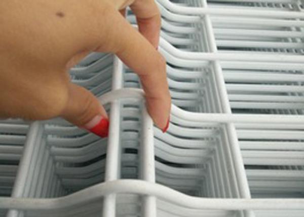 Quality White Vinyl Coated Welded Wire Fencing / Galvanised Welded Wire Mesh Panels for sale