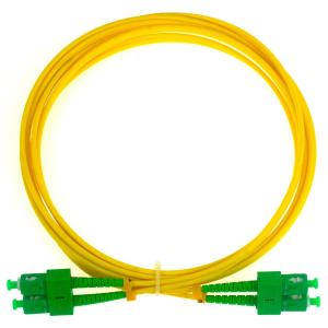 Wholesale SM Duplex Fiber Optic Patch Cable , SC / APC Connector PVC Cable from china suppliers