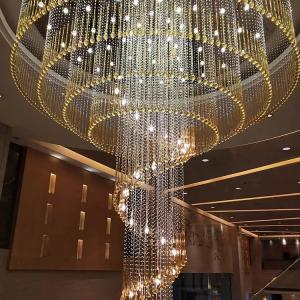 Wholesale Nickel / Brass / Bronze Rain Drop Linear Crystal Chandelier Dining Room from china suppliers
