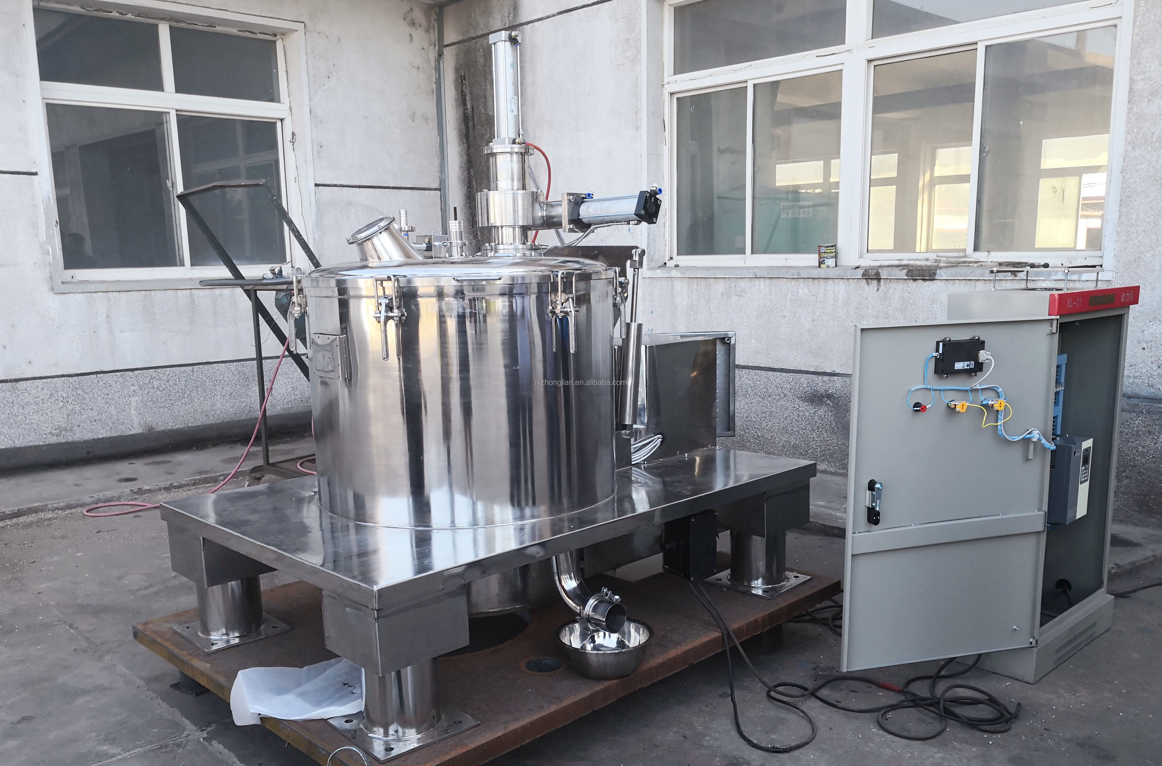PGZ1250 Automatic discharge scraper centrifuge used for chemical food industry