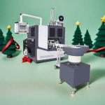Sticker Adhesive Type non-stop 4 spindle Label Turret Rewinder Machinery fully &