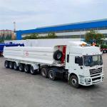 6 Axles 100 Tons Heavy Duty Dump Trailer Tipper Dumper Semi Trailer