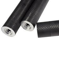 Heat Resistant Carbon Fiber Rubber Roller Smooth Finish Anilox Printing