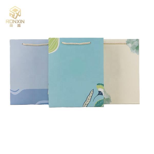 OEM Service Printed Paper Shopping Bag , Bridal Shower Favor Bags Delicate