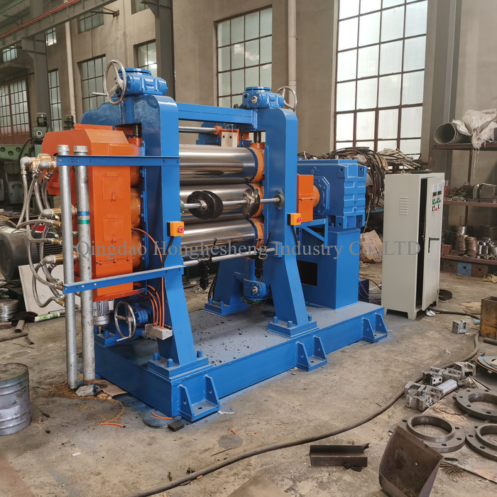 250×720mm Three Roll Rubber Calendering Machine For Rubber Sheet