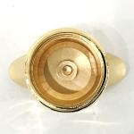 Classic Zinc Alloy Gold Plating Metal Zamak Perfume Bottle Cap
