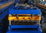 Hydraulic Cutting Cold Roll Forming Machines , Sheet Roof Tile Making Machine