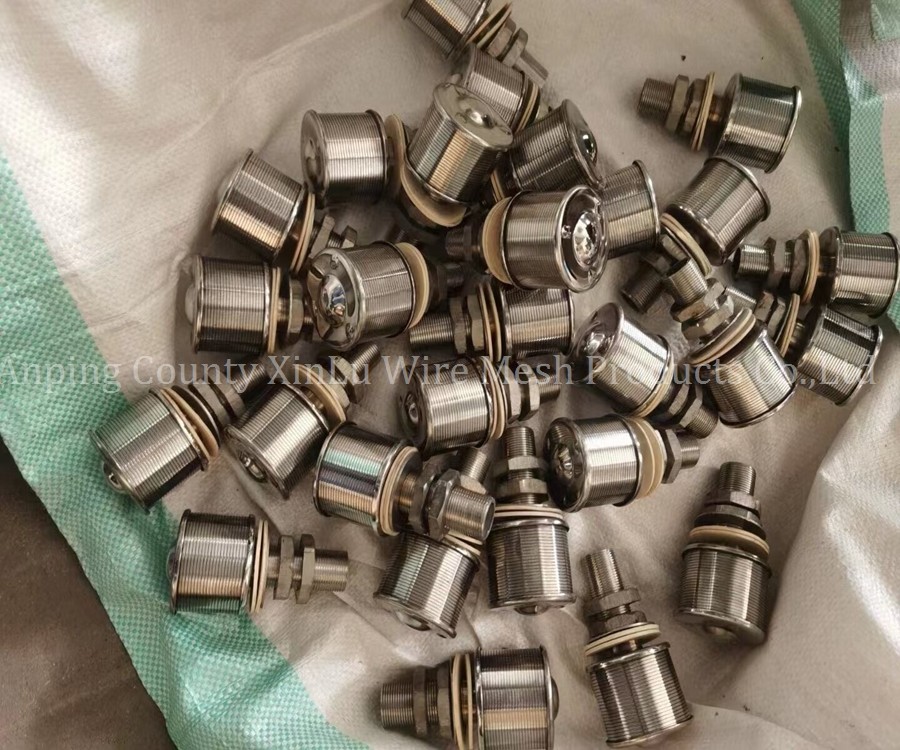 Stainless Steel 316L Screen Nozzle Shape Wedge Wire Johnson Screen with Contunous SLot Filter Nozzle