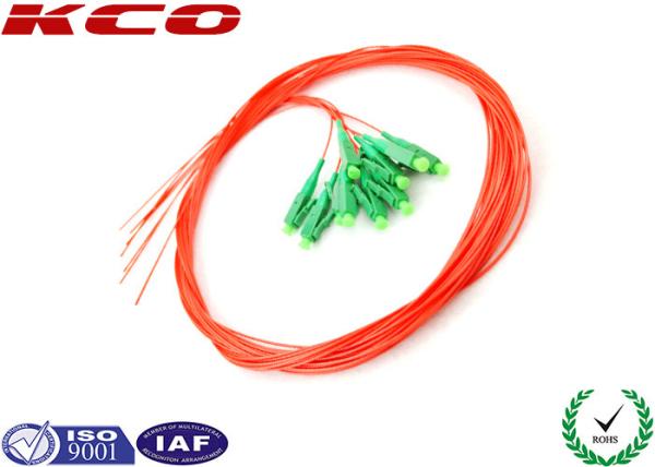 12 fibers LC Pigtail Fiber Optic , Optical Fiber Pigtail Single Mode Local Area