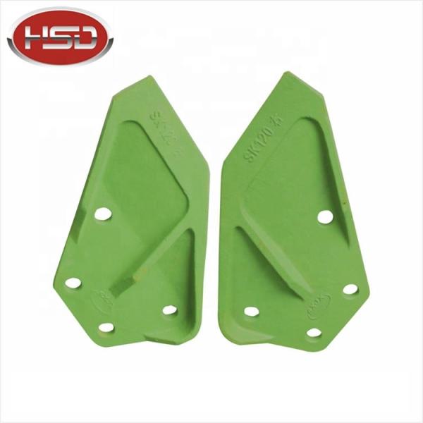 Durable 4 holes green color machinery engineering&construction parts bucket side
