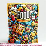 Resealable Zip Stand-Up Pouch Candy Snack Cookie Bag Plastic Packaging Aluminum