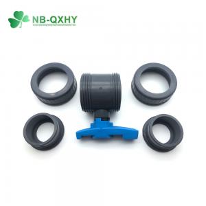 Wholesale Deep Gray PVC Single Union Ball Valves for Piping System and Efficiency DIN Standards from china suppliers