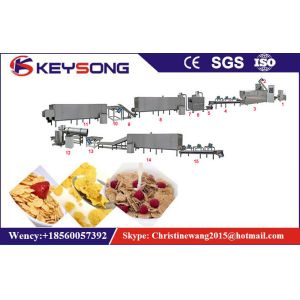 Wholesale Food Grade Breakfast Cereal Making Machine Food Extruder High Efficiency from china suppliers